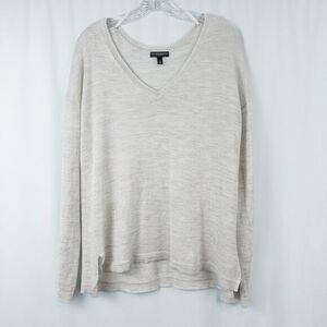 Lane Bryant Fine Merino Collection Metallic Shimmer Sweater Womens 14/16‎ Gray